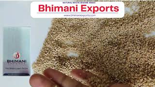 Natural white sesame seeds from Indian manufacture and exporter