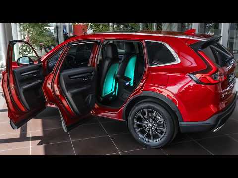 2025 Red Honda CR-V Advance Hybrid AWD - Reliable Family SUV in Detail