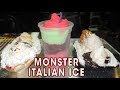 Monster Italian Ice Challenge w/ Brownie Sundae & Banana Split!! Monster Italian Ice Challenge w/ Brownie Sundae & Banana Split!!