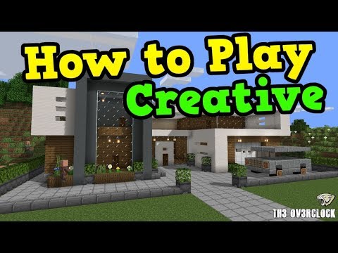 How to play creative in Minecraft