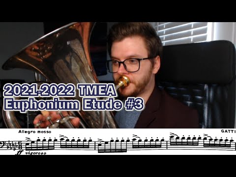 TMEA 2021-2022 Euphonium Etude 3 - E-flat Minor