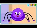 Itsy Bitsy Spider Nursery Rhymes Animal Songs NurseryRhymesJunior