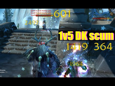1v5 against DK scum - Classic WOTLK is being ruined by bots  - w/ Commentary