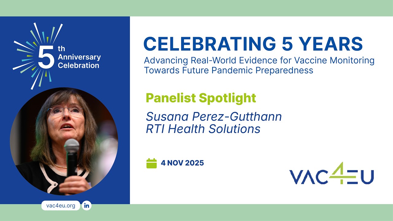 Panelist Spotlight: Susana Perez-Gutthann | VAC4EU 5th Anniversary Symposium