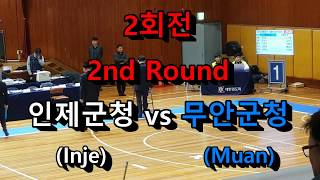 인제군청(InJe) vs 무안군청(Muan) '대통령기 제40회 전국일반검도선수권대회 단체전 2회전'