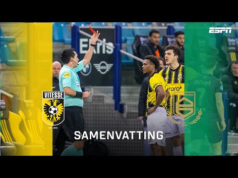 🟥 Rode kaart en keepersblunder in Arnhem 🧤 | Samenvatting Vitesse - FC Groningen