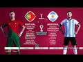 PORTUGAL vs ARGENTINA | Final FIFA World Cup 2022 | Messi vs Ronaldo | PES Gameplay