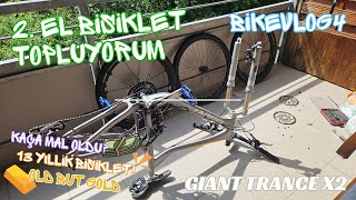 Bit Pazarından Efsane Dağ Bisikleti Çıkardım! | GIANT TRANCE X2 2012 Bisiklet Restorasyon Vlog