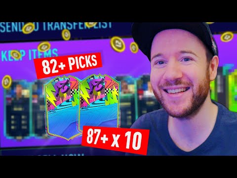 We OPENED (10) 87+ UPGRADE x 10 and I got my BEST PACK!!!