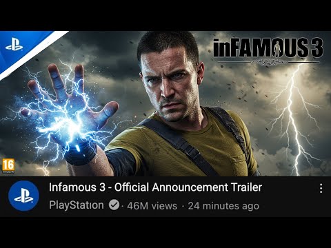 Infamous 3 - First Trailer | Sucker Punch | PS5 | Concept