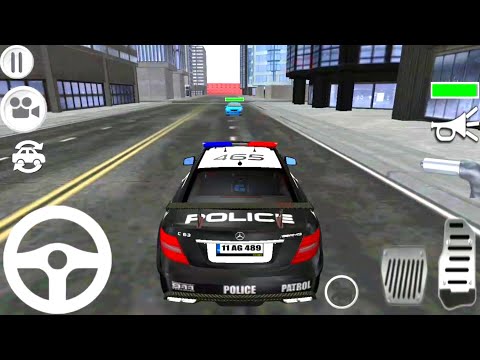 Police car Mercedes S63 Driving #10 - Hot pursuit Simulator 3D - Android Gameplay