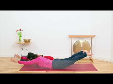 Yoga für den Rücken: Diagonales Boot | Sphinx | Stellung des Kindes