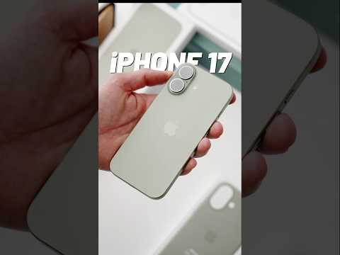 iPhone 17 UNBOXING and Hands ON - Sage Green