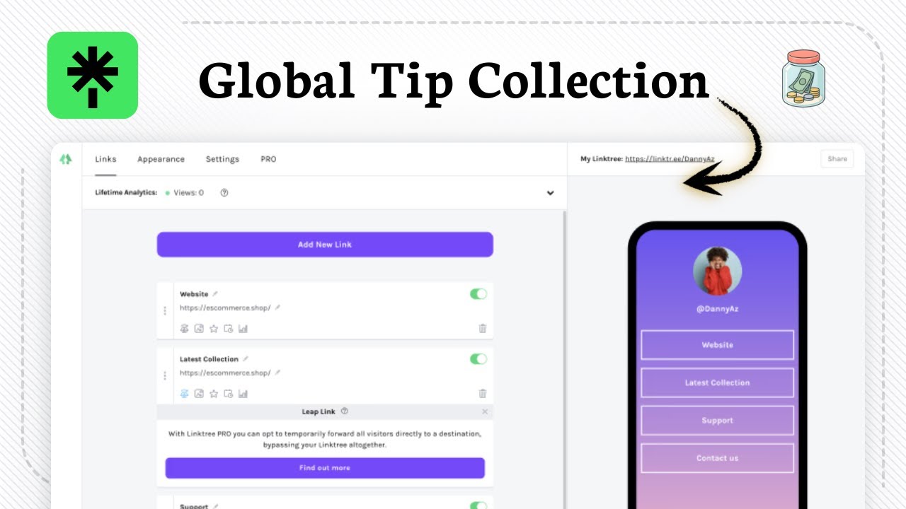 How to connect PayPal to Linktree (Pay Icon Select)