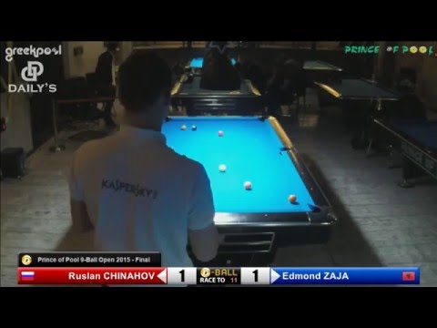 Ruslan Chinakhov (RUS) - Edmond Zaja (ALB). 9 ball. Final. Prince of Pool 2015
