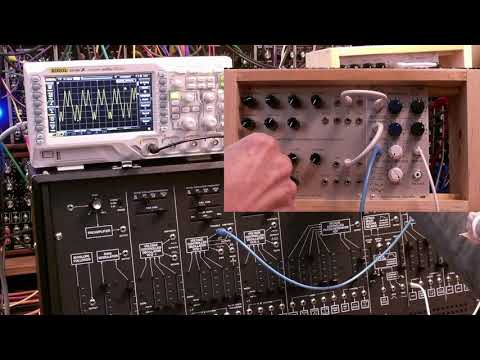 Arp 2600 with Wavolver II waveshaper module by Ian Fritz