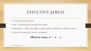 CE 208 Geotechnical Engineering I Module 3 - Effective Stress Principle Part 1
