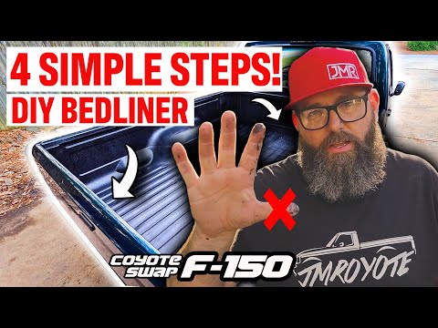 DIY DRIVEWAY Raptor Bed Liner in 4 Easy Steps!