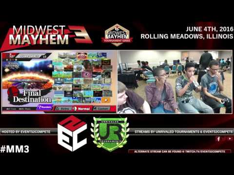 Midwest Mayhem 3 Doubles  WINNERS ROUND 3 - BxA Colinies + BoScotty vs Vexx | Day + UR | Ned
