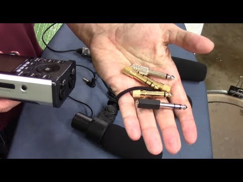 Getting a 3.5mm Microphone to work with a XLR - 1/4" Audio Recorder