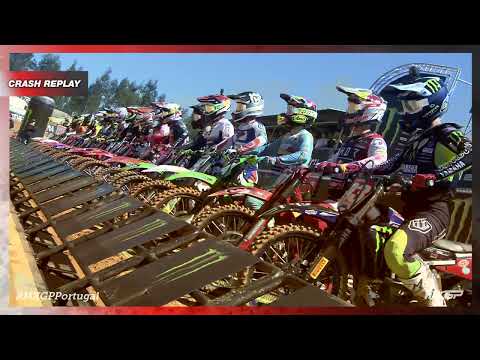 Guadagnini crash | MX2 Race 1 | MXGP of Portugal 2022 #MXGP #Motocross