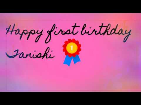 Happy  1st Birthday Tanishi #BirthdayGirl #ShashvitaRatra