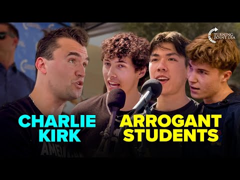 Charlie Kirk SHUTS DOWN 3 Arrogant College Students 👀🔥| Best Debates Compilation