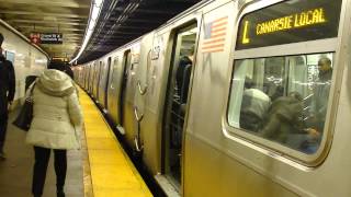 preview picture of video 'BMT Canarsie Line: R143 L Trains at Grand St-Bushwick Ave'