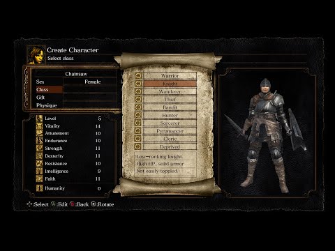 Dark Souls Remastered Starting Class Guide - Knight