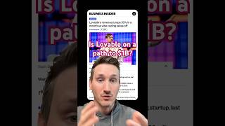 Is Lovable going to hit 1B this year? #ainews #lovable #vibecoding