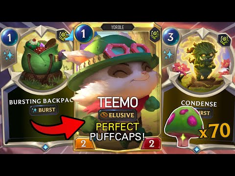 The BEST Teemo Puffcap Deck in the Game - Legends of Runeterra