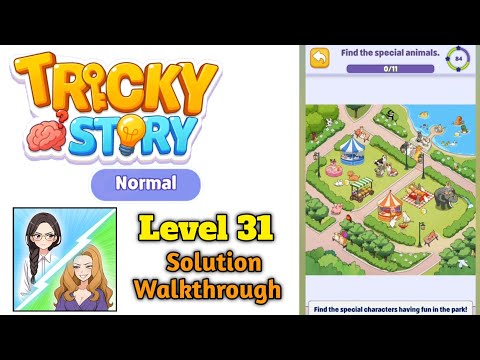 Tricky Normal Levels Level 31 Find the special animals. solution screenshot
