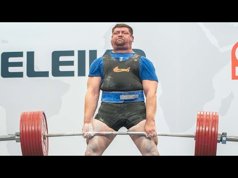 3rd round Deadlifts - Men 120kg - 2024 World Open Equipped Powerlifting Championships in Iceland