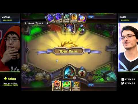HEARTHSTONE - MASSAN vs IGNITE - Heroes Of Cards 2 - Viciuslab