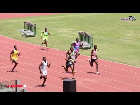 Boys 200m heat 2. 22.32sec. Zone 4. Ashanti region Interco 2026.