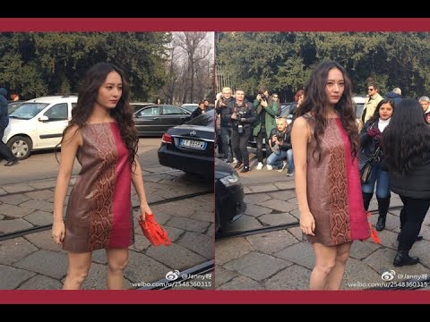 f(x)'s Krystal was captured at Milan Fashion Week!