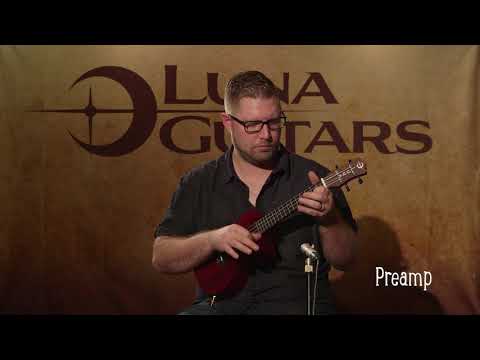 Обзор укулеле Luna UKE Vintage Mahagony Concert Cutaway w/Preamp Red Satin