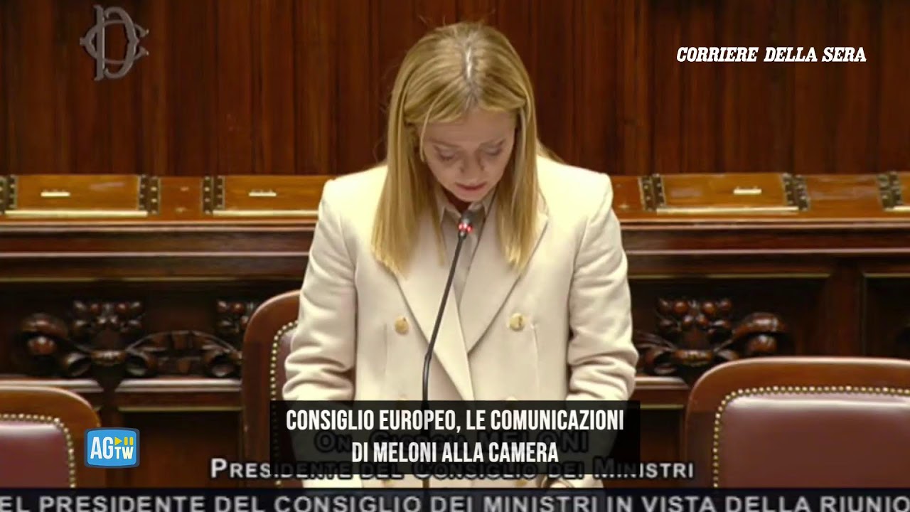 Consiglio europeo, le comunicazioni di Meloni