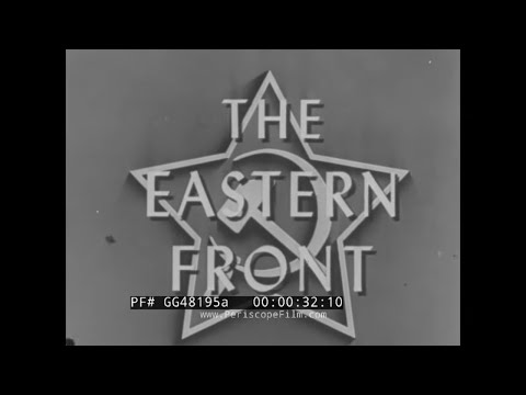 "THE EASTERN FRONT"  1944 WWII ARMY-NAVY SCREEN MAGAZINE  STALINGRAD  LIBERATION OF PARIS  GG48195a