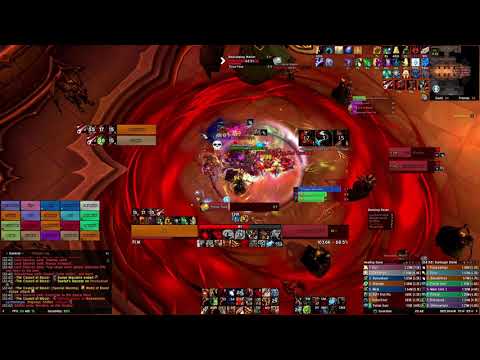 The Council of Blood Mythic - Guardian Druid POV (with Veteran Stoneguard kiting)