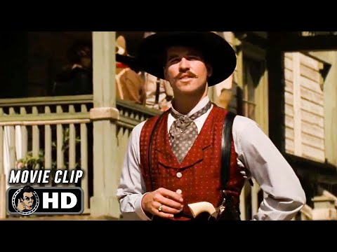 TOMBSTONE Clip - "Huckleberry" (1993) Val Kilmer
