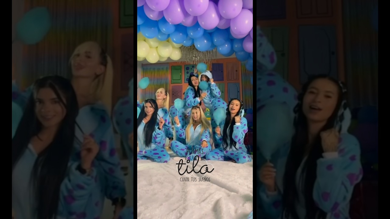 FIESTA EN PIJAMA ! 🙌🫵🏻💃🩵 AMIGAS LO MEJOR #pijamaparty #kigurumi #pijamada #pijamas