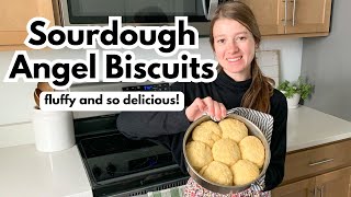 My Sourdough Angel Biscuits WITHOUT YEAST | SOFT & FLUFFY!