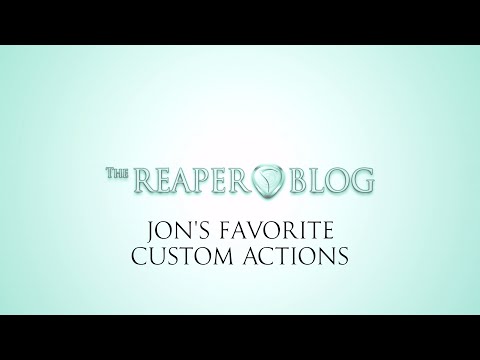 Jon's Favorite Custom Actions