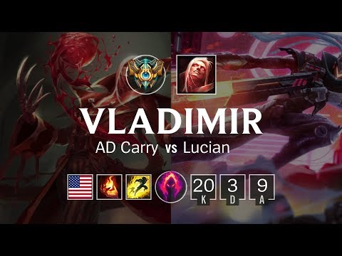 Vladimir Bot vs Lucian - NA Challenger Patch 8.23