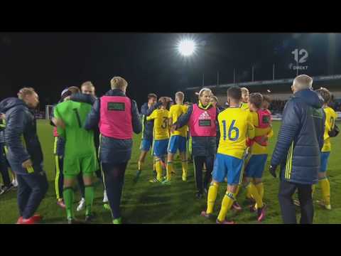 Se U21-landslagets vilda glädje efter EM-avancemanget - TV4 Sport