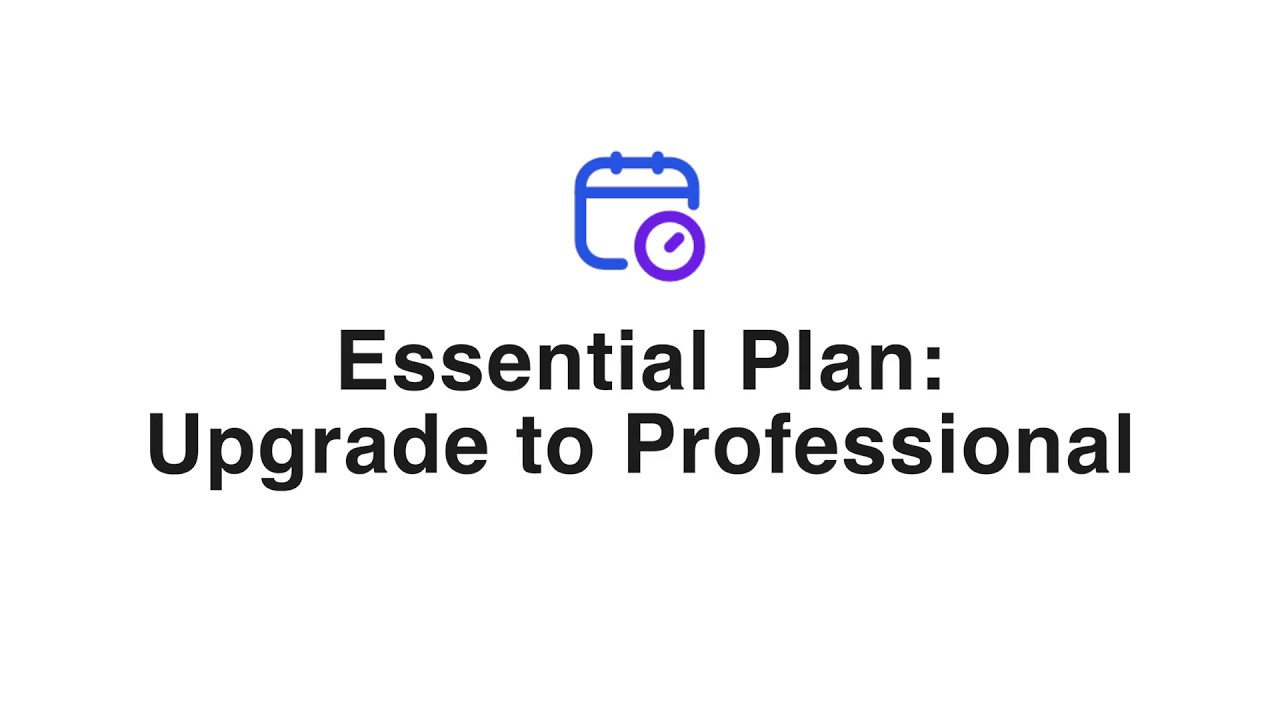 Upgrade to Professional