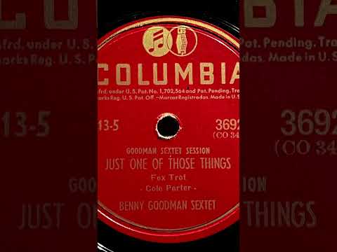 1945 BENNY GOODMAN SEXTET - Just One Of Those Things COLUMBIA 10" 36924