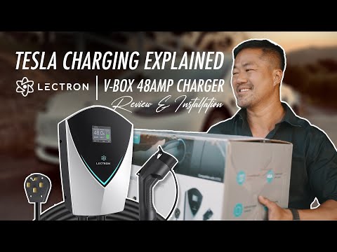 Lectron Bundle - Level 2 Tesla Charger & 4000A Car Battery Jump Starter with 60W USB-C Port video review thumbnail