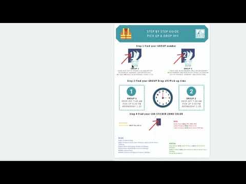 Drop-off and Pick-up Step by Step Guide